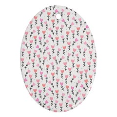 Flowers Pattern Decoration Design Ornament (oval) by Ravend