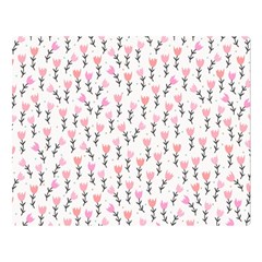 Flowers Pattern Decoration Design Two Sides Premium Plush Fleece Blanket (large) by Ravend