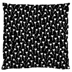 Flowers Patterns Decoration Design Large Cushion Case (one Side) by Ravend