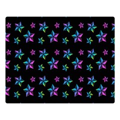 Stars Pattern Art Design Wallpaper Premium Plush Fleece Blanket (large)