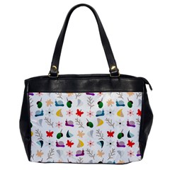Snail Butterfly Pattern Seamless Oversize Office Handbag