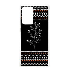 Flowers Line Art Wall Decoration Samsung Galaxy Note 20 Ultra Tpu Uv Case by Ravend