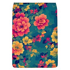 Floral Art Flowers Textile Removable Flap Cover (l)