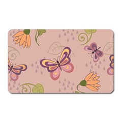 Butterfly Background Pattern Texture Magnet (rectangular)