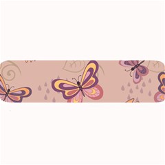 Butterfly Background Pattern Texture Large Bar Mat by Ravend