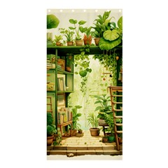 Building Potted Plants Shower Curtain 36  X 72  (stall) 