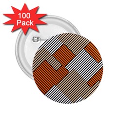 Abstract Pattern Line Art Design Decoration 2 25  Buttons (100 Pack) 