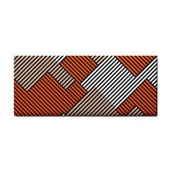 Abstract Pattern Line Art Design Decoration Hand Towel by Ravend