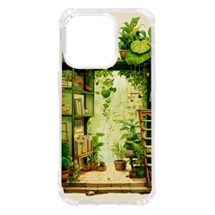 Building Potted Plants Iphone 14 Pro Tpu Uv Print Case by Ravend