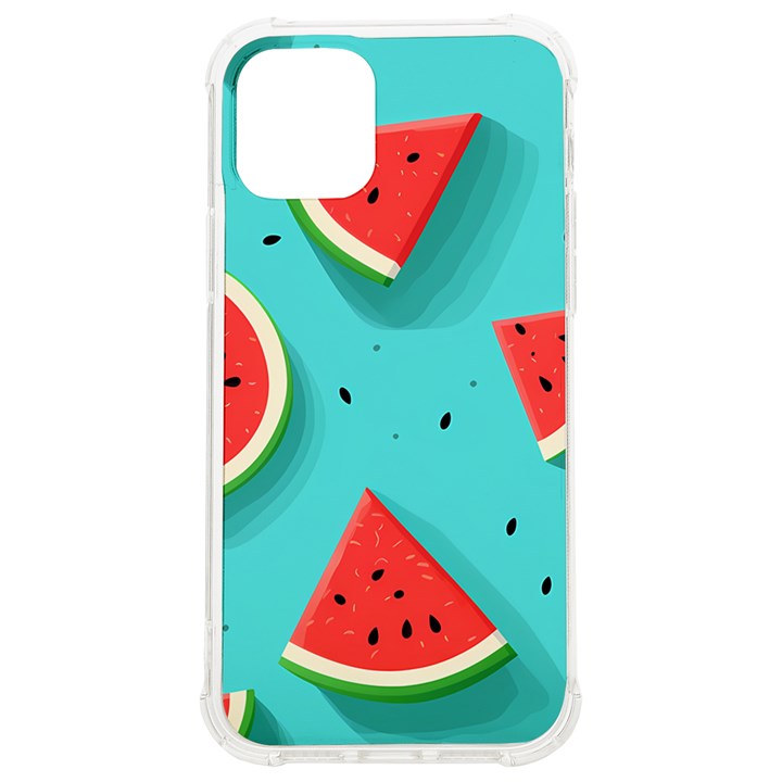 Watermelon Fruit Slice iPhone 12/12 Pro TPU UV Print Case