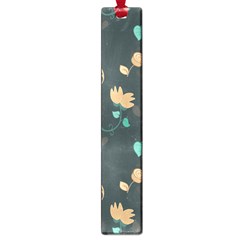 Flowers Leaves Pattern Seamless Large Book Marks