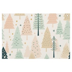 Trees Christmas Banner And Sign 6  X 4  by Ravend