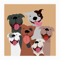 Dogs Pet Background Pack Terrier Medium Glasses Cloth