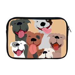 Dogs Pet Background Pack Terrier Apple Macbook Pro 17  Zipper Case by Ravend