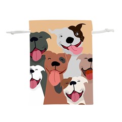Dogs Pet Background Pack Terrier Lightweight Drawstring Pouch (l) by Ravend