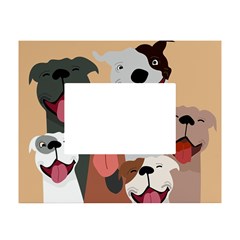 Dogs Pet Background Pack Terrier White Tabletop Photo Frame 4 x6 