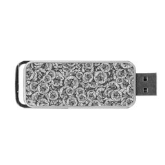 Vintage Clock Motif Pattern Portable USB Flash (Two Sides)