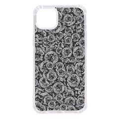 Vintage Clock Motif Pattern Iphone 14 Plus Tpu Uv Print Case by dflcprintsclothing