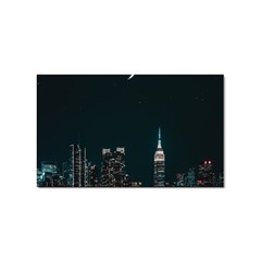 Skyline Photography Of Buildings Sticker (rectangular) by Modalart