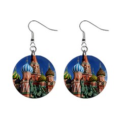 Saint Basil S Cathedral Mini Button Earrings by Modalart