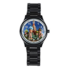 Saint Basil S Cathedral Stainless Steel Round Watch by Modalart