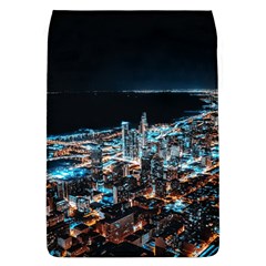 Aerial Photography Of Lighted High Rise Buildings Removable Flap Cover (l) by Modalart