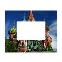 Saint Basil S Cathedral White Tabletop Photo Frame 4 x6  by Modalart
