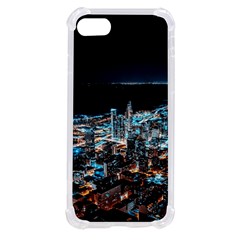 Aerial Photography Of Lighted High Rise Buildings Iphone Se by Modalart