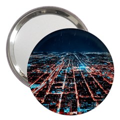 Aerial Shot Of Buildings 3  Handbag Mirrors by Modalart