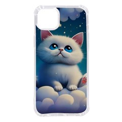 Cat On The Sky Iphone 14 Plus Tpu Uv Print Case by 1212