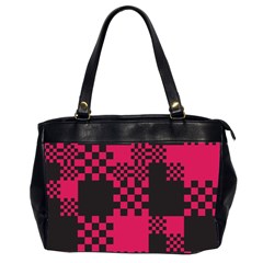 Cube Square Block Shape Creative Oversize Office Handbag (2 Sides) by Amaryn4rt