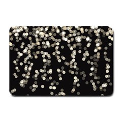 Christmas Bokeh Lights Background Small Doormat by Amaryn4rt