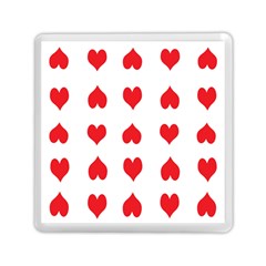Heart Red Love Valentines Day Memory Card Reader (square) by Bajindul