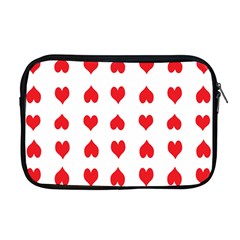 Heart Red Love Valentines Day Apple Macbook Pro 17  Zipper Case by Bajindul