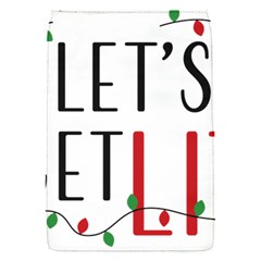 Let s Get Lit Christmas Jingle Bells Santa Claus Removable Flap Cover (s) by Ndabl3x