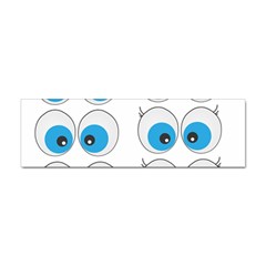 Eyes Comic Cartoon Fun Funny Toon Sticker (bumper) by Ndabl3x