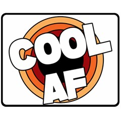 Cool Af Cool As Super Fleece Blanket (medium) by Ndabl3x