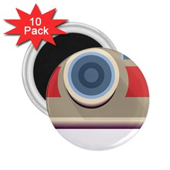 Photo Camera Machine Colorful Art 2 25  Magnets (10 Pack)  by Ndabl3x