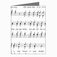 Jingle Bells Song Christmas Carol Greeting Cards (Pkg of 8)