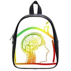 Throughts Construct Does Face School Bag (small) by Ndabl3x