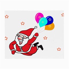 Nicholas Santa Claus Balloons Stars Small Glasses Cloth by Ndabl3x