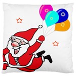 Nicholas Santa Claus Balloons Stars Large Cushion Case (Two Sides) Front