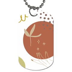 Abstract Pattern Art Drawing Dog Tag (one Side)