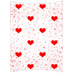 Hearts Romantic Love Valentines Back Support Cushion by Ndabl3x