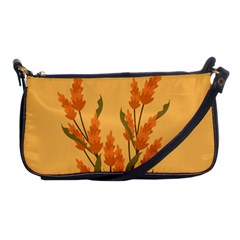 Yellow Flowers Flowers Watercolor Shoulder Clutch Bag