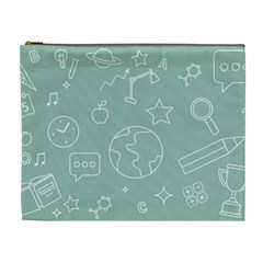 Board Chalk School Earth Book Cosmetic Bag (xl) by Grandong