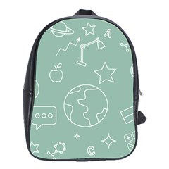 Board Chalk School Earth Book School Bag (large) by Grandong