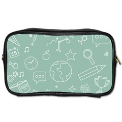Board Chalk School Earth Book Toiletries Bag (one Side)