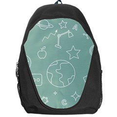 Board Chalk School Earth Book Backpack Bag by Grandong