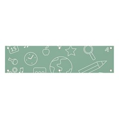 Board Chalk School Earth Book Banner And Sign 4  X 1  by Grandong